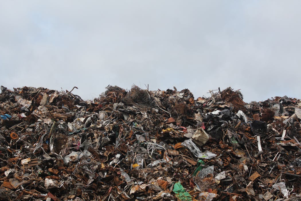 A big pile of rubbish